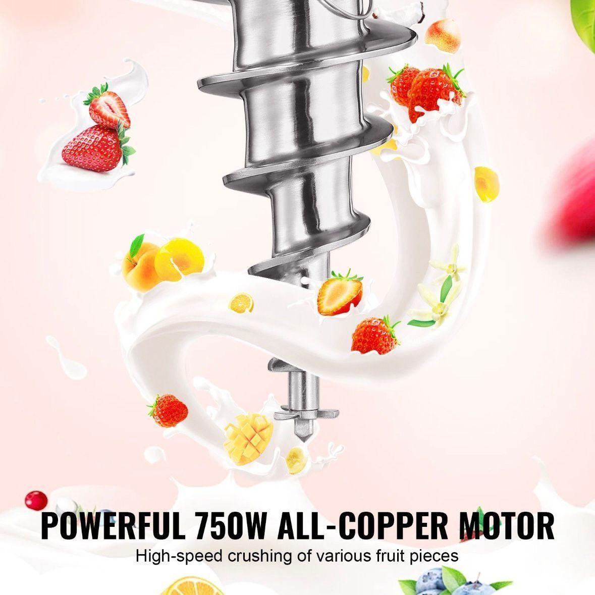Eiscreme Mixer 750W Eismaschine 2x5L Eis