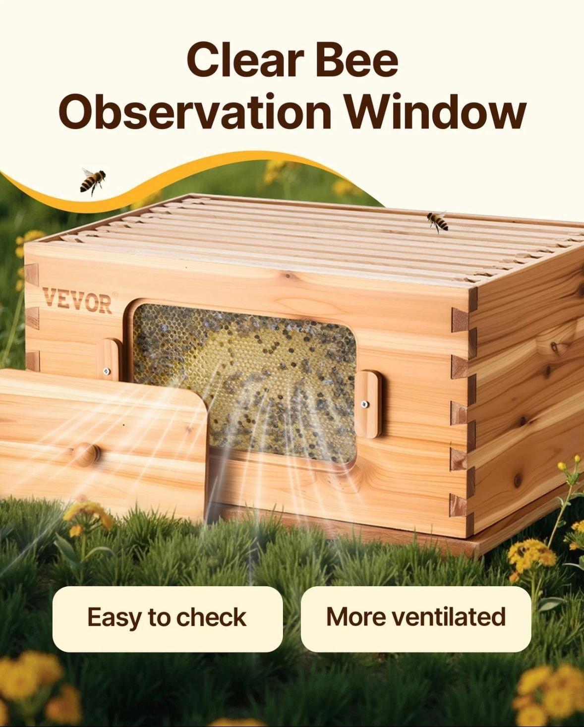 Bienenstock aus Massivholz – robust & wetterfest