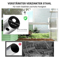 Foliengewächshaus 6×3×2 m Garten Gewächshaus