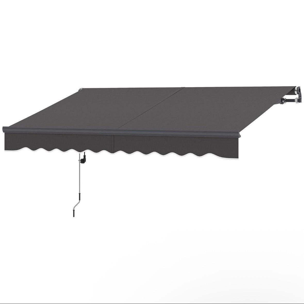 Elektrische Terrassenmarkise 296×250cm Klemmmarkise