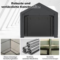 Zeltgarage Carport 6x3m PE