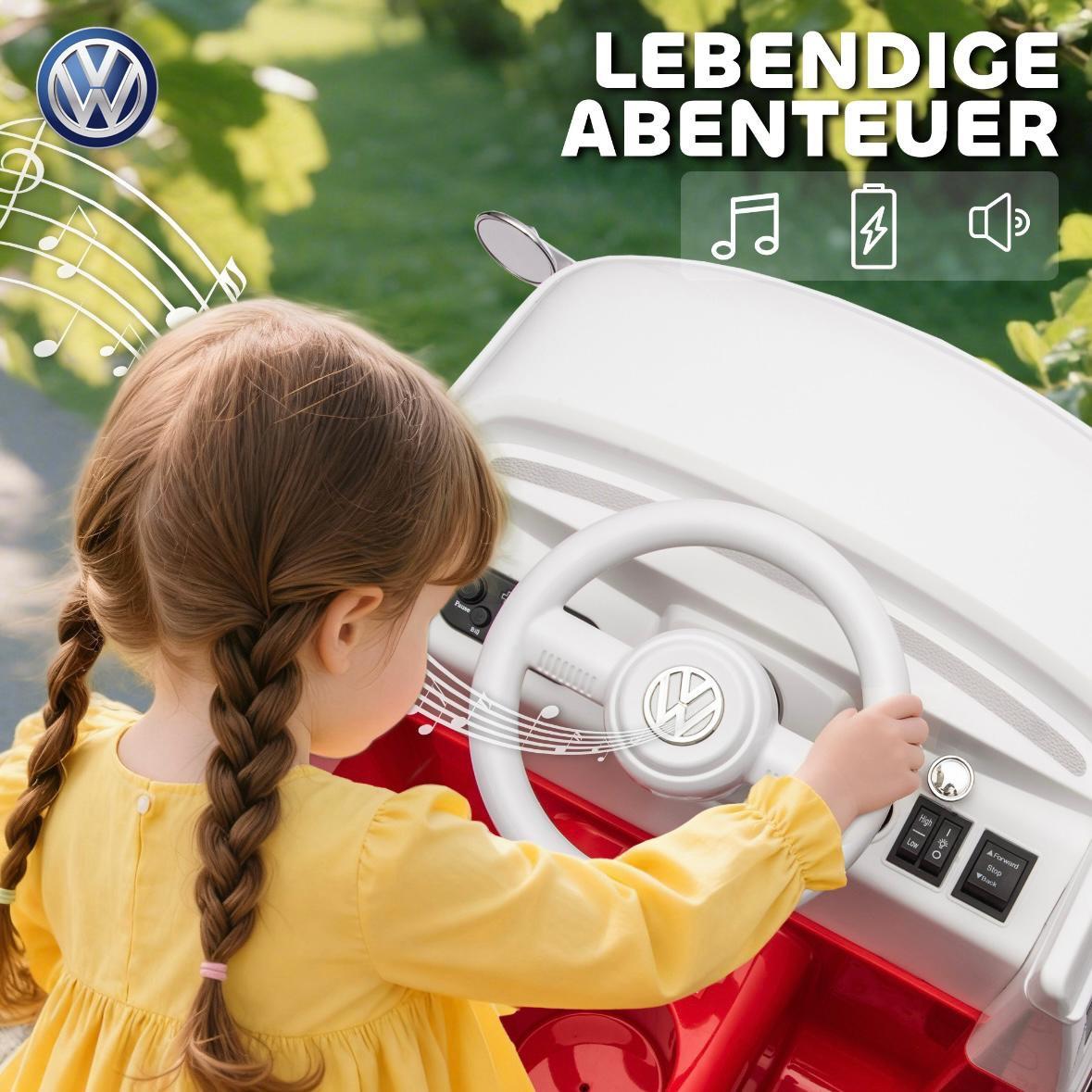 Volkswagen T1 Camper Kinder Elektroauto 12V mit MP3 & Licht