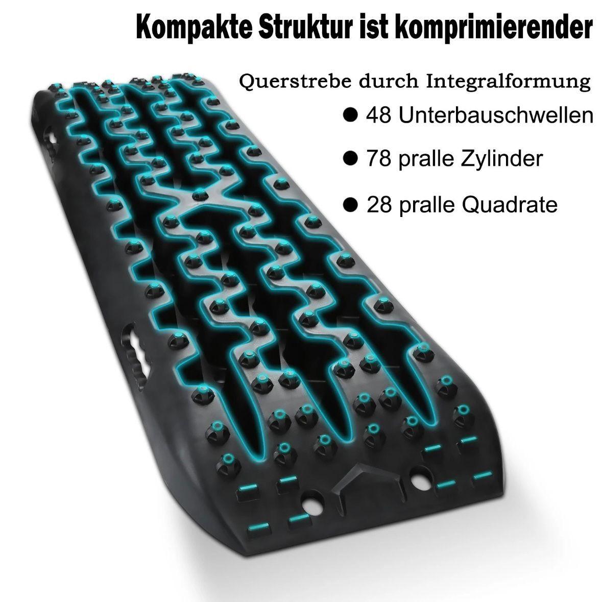 2x Offroad Sandbleche 10t Anfahrhilfe Schnee Schlamm