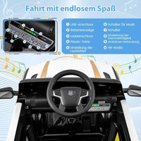 Kinder Elektro Polizeiauto 12V mit Fernbedienung & Sirene