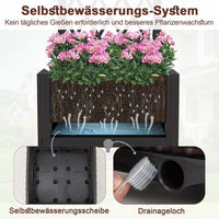 Hochbeet mit Spalier Selbstbewässerung Pflanzkasten