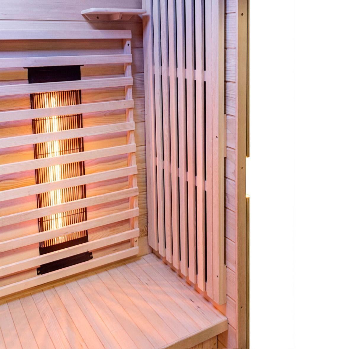 Infrarotkabine für 2 Personen Wellness & Tiefenwärme für Zuhause