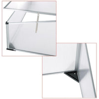 Kompaktes Frühbeet mit Aluminiumrahmen & UV-Schutz