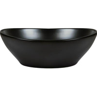 Aufsatzwaschbecken Schwarz Oval 40 × 33 cm Keramik