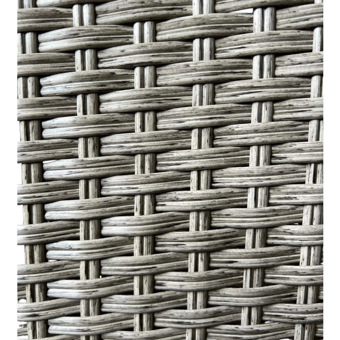 Gartenmöbel Essgruppe 6 Personen Polyrattan inkl. Tisch & Kissen