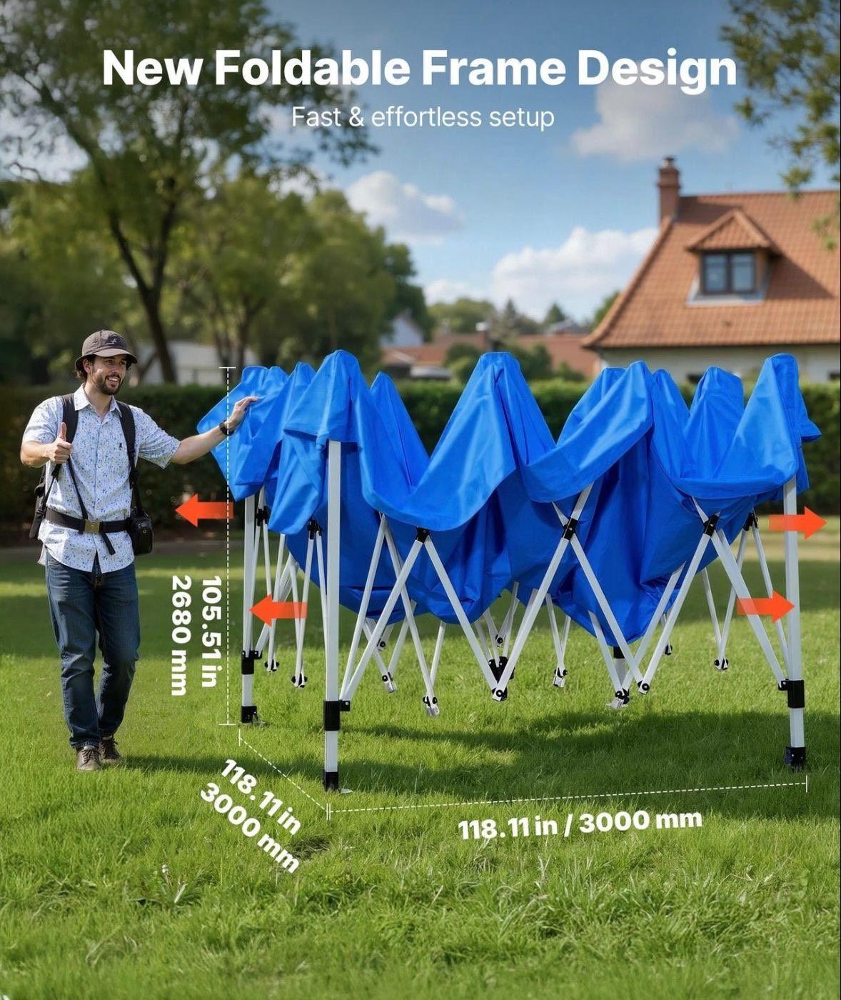 Faltbares Lackierkabinenzelt 293×293cm Sprühzelt