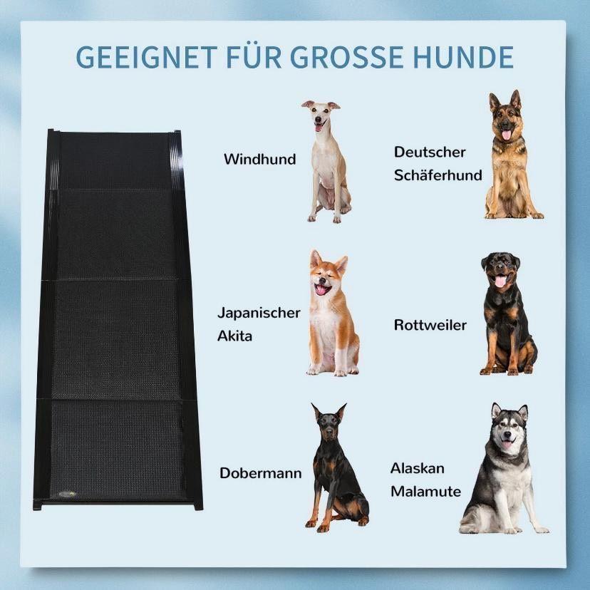 Hund Rampe Auto klappbar 158 cm Einstiegshilfe Haustier