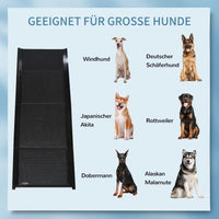 Hunderampe Auto Klappbar 158 cm Einstiegshilfe Haustier