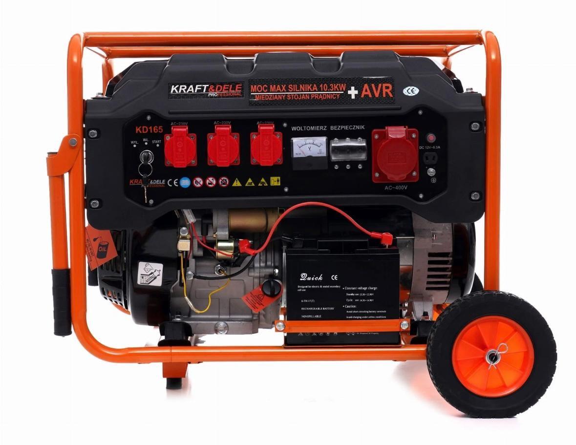 3-Phasen Stromerzeuger 5500W 380V/230V/12V Benzin Generator 15PS