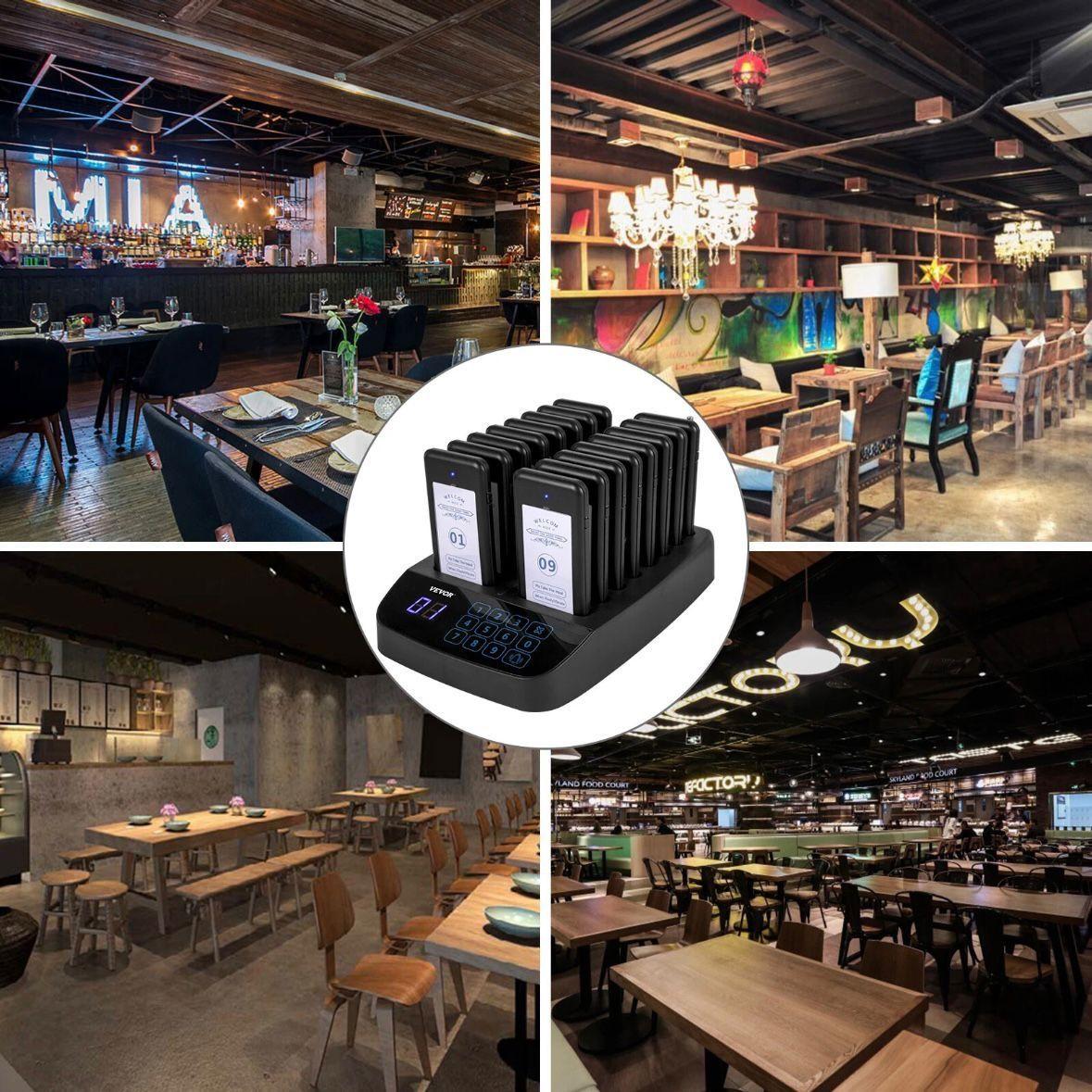 16x Drahtloses Pager-System Restaurant Funkrufanlage