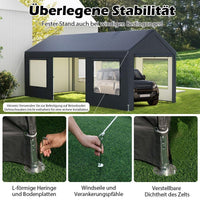 Zeltgarage Carport 6x3m PE