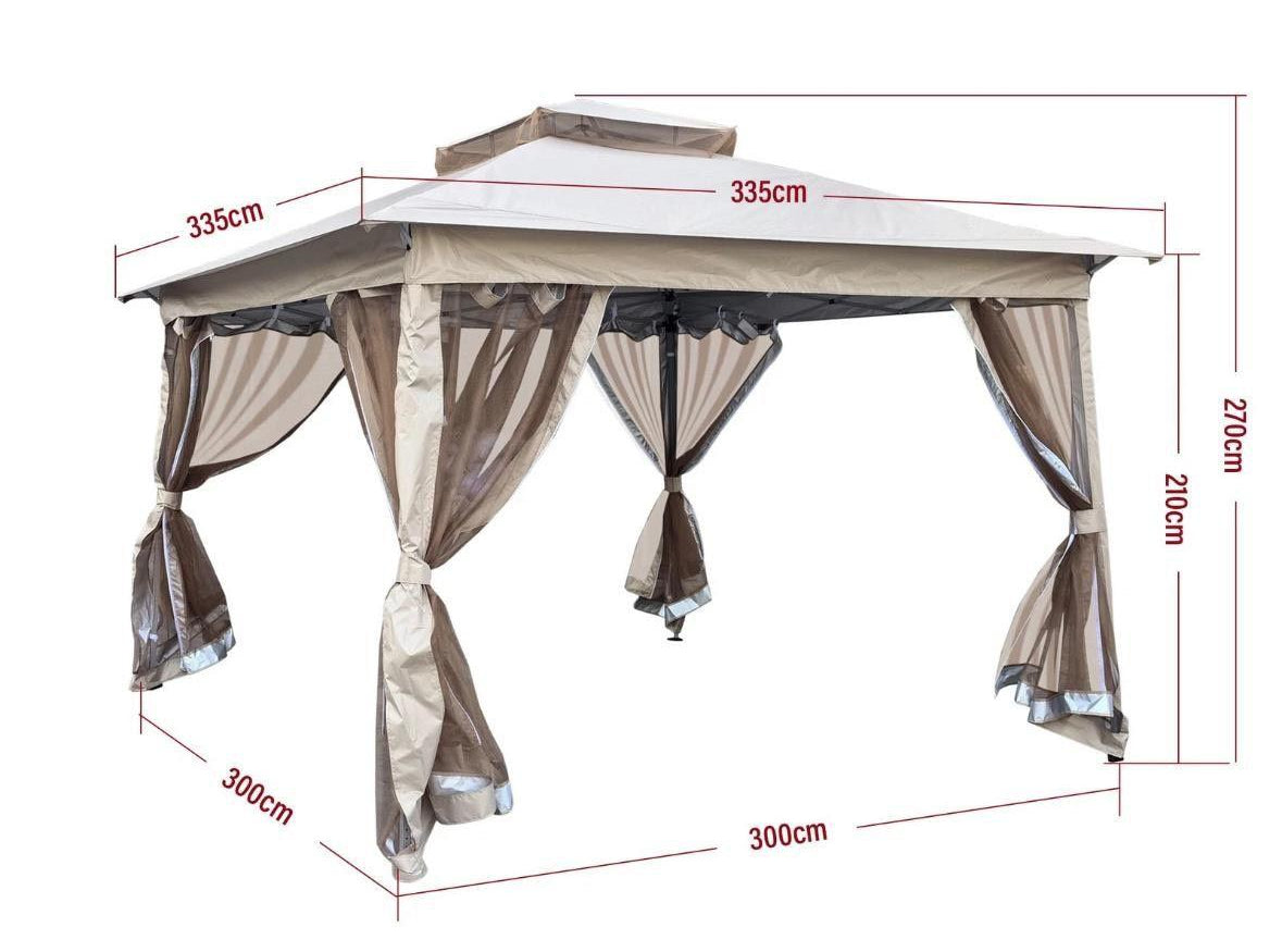 Pavillon Pergola 4×3m