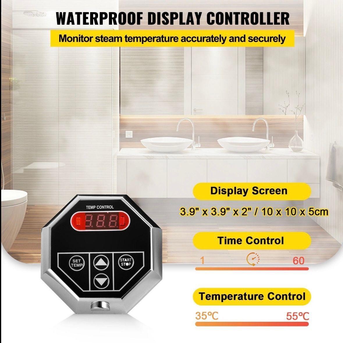6kW Dampfgenerator für Dampfdusche & Sauna mit LED-Steuerung
