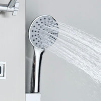 Edelstahl Duschpaneel mit Regendusche & Massagejets
