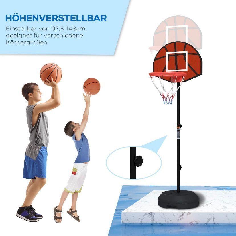 Basketballkorb mit Ständer & Dartscheibe