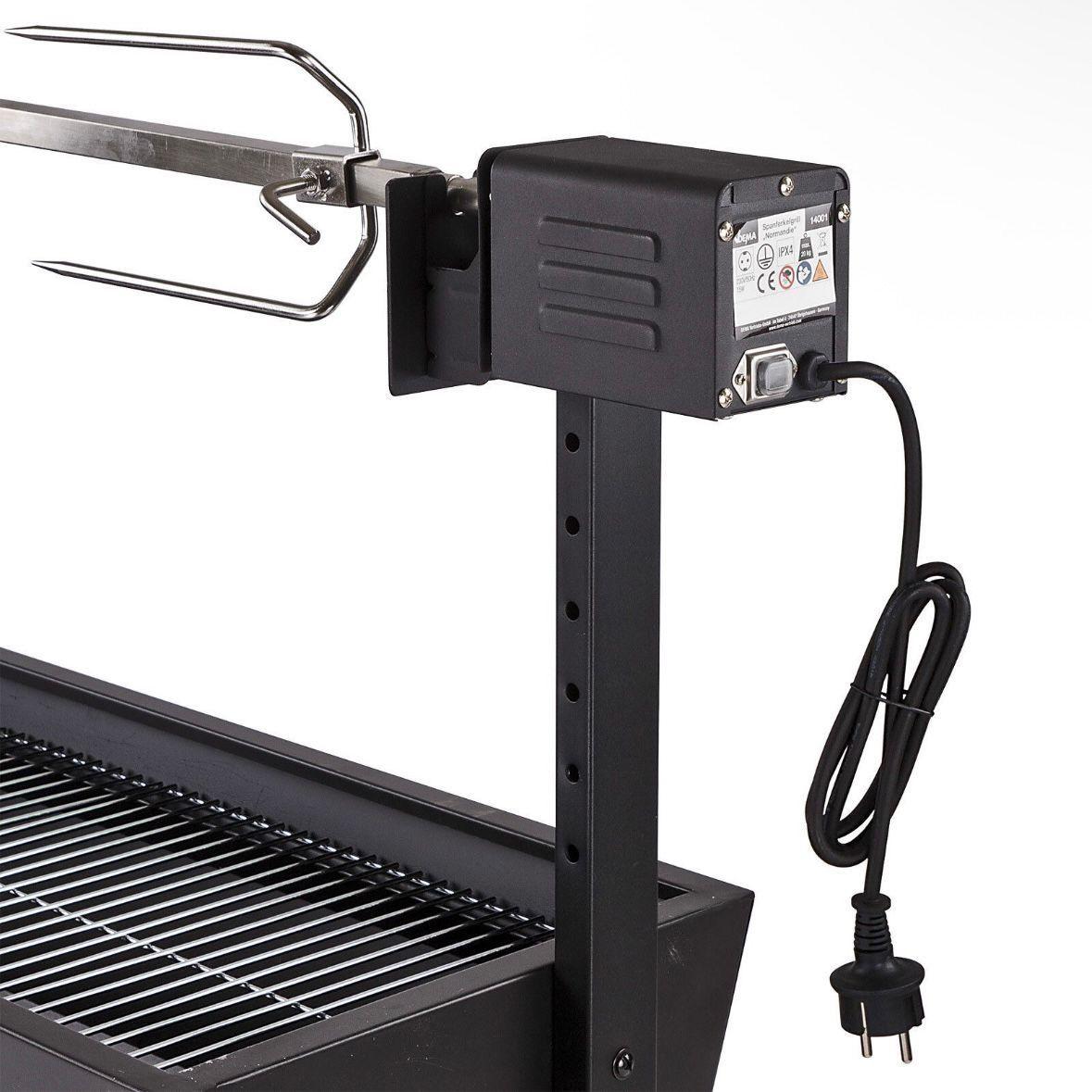 Spanferkelgrill Lammgrill mit Drehspieß Grill Spanferkel