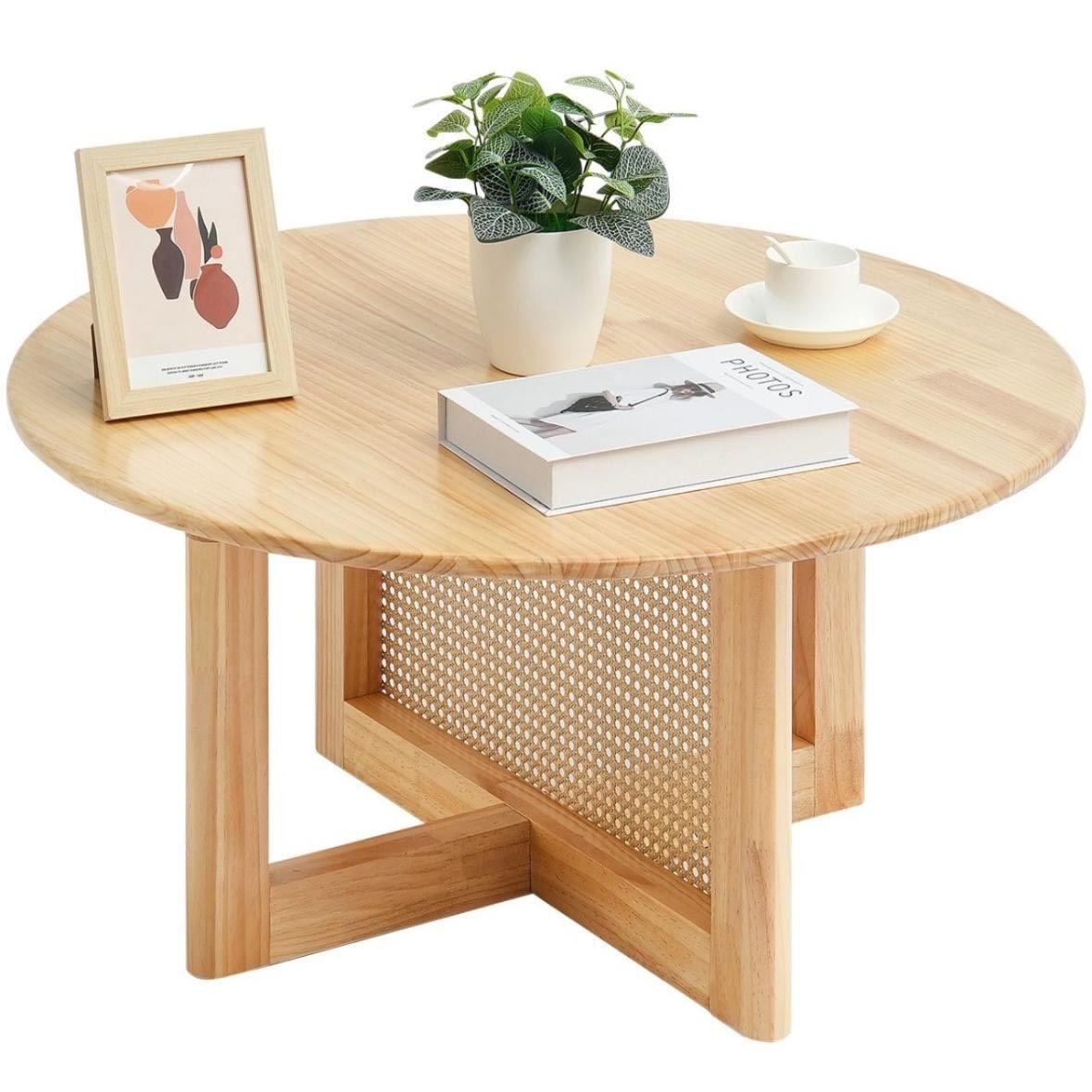 Couchtisch Rattan-Design Boho & modern