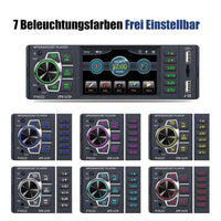 1 DIN Autoradio Bluetooth IPS Display USB AUX Freisprecheinrichtung