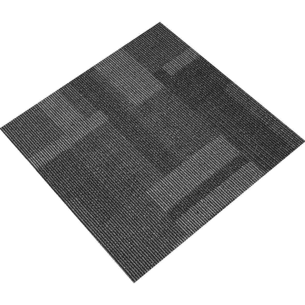 Teppichfliesen 24er Set Grau 61×61cm