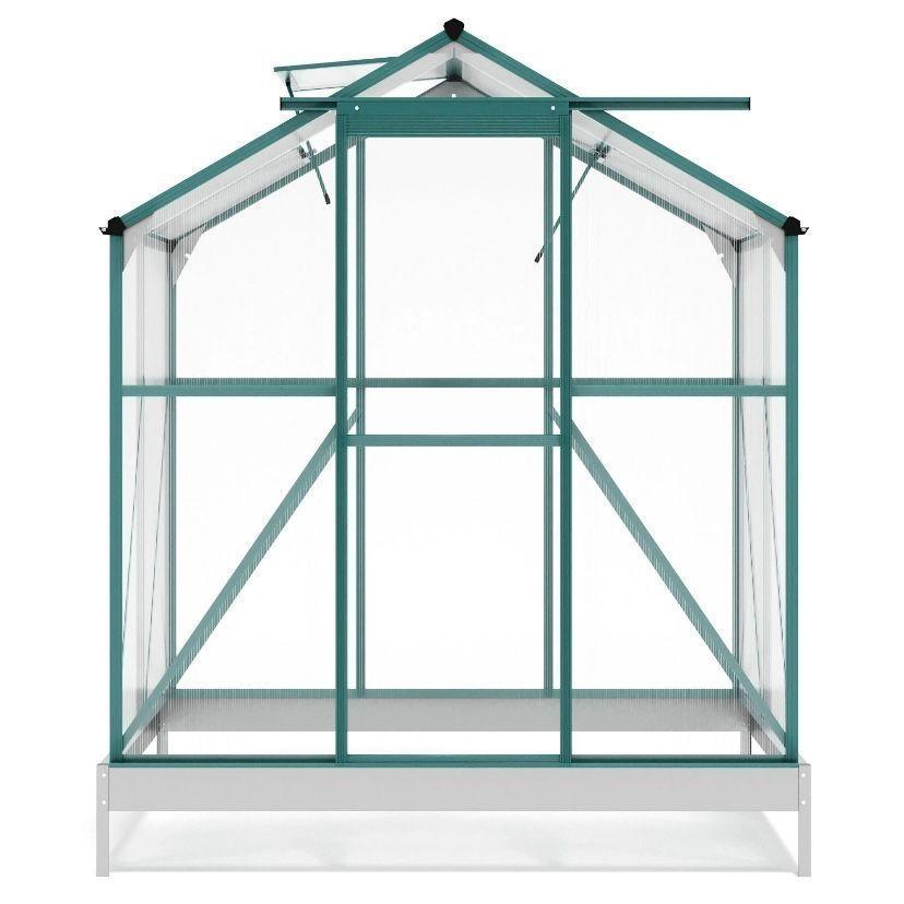Aluminium Gewächshaus Polycarbonat Garten