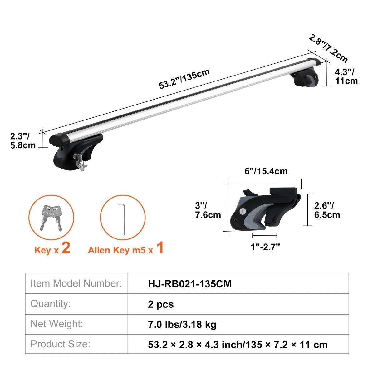 Universal Dachgepäckträger 135cm