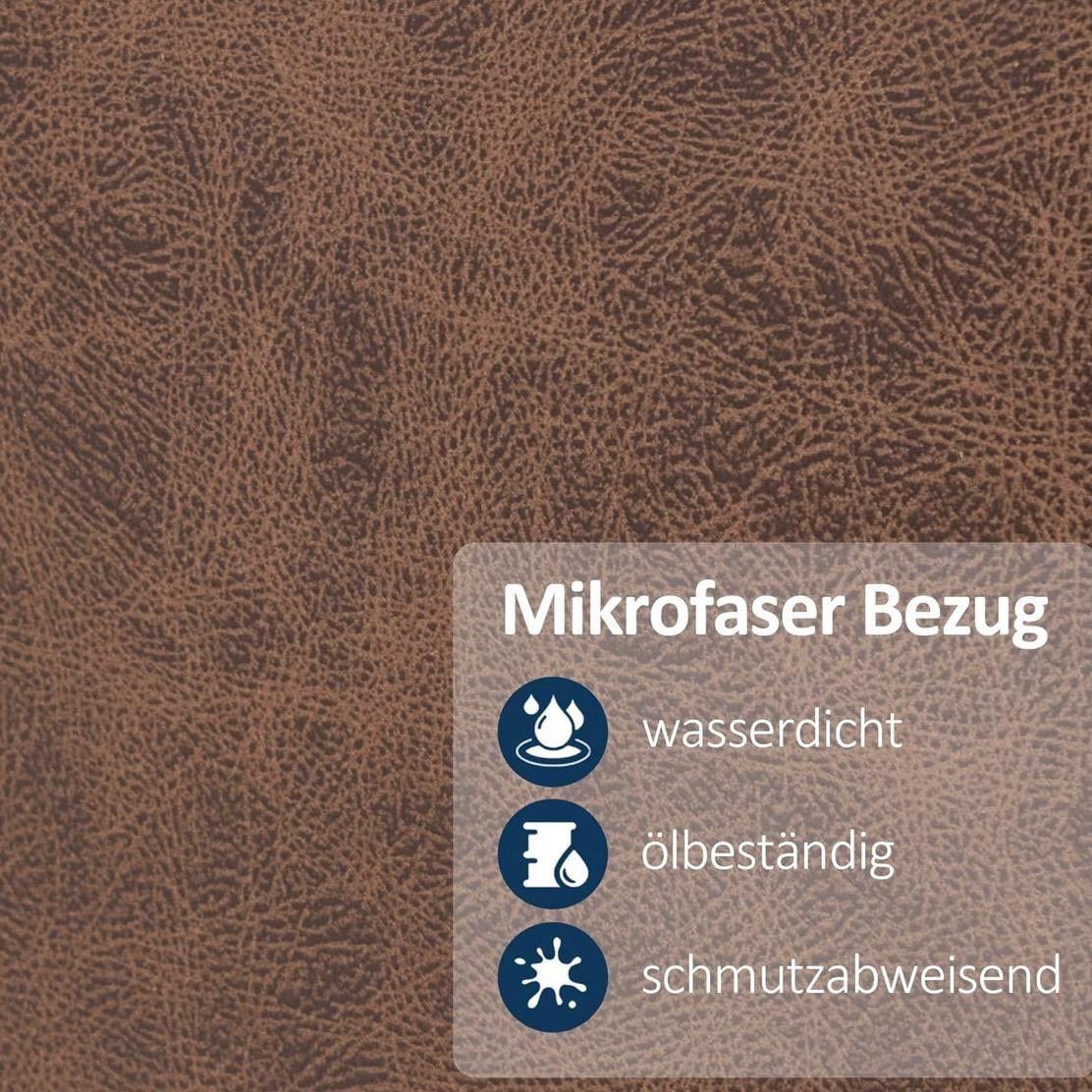 Komfortabler Relaxsessel mit Hocker drehbar & verstellbar