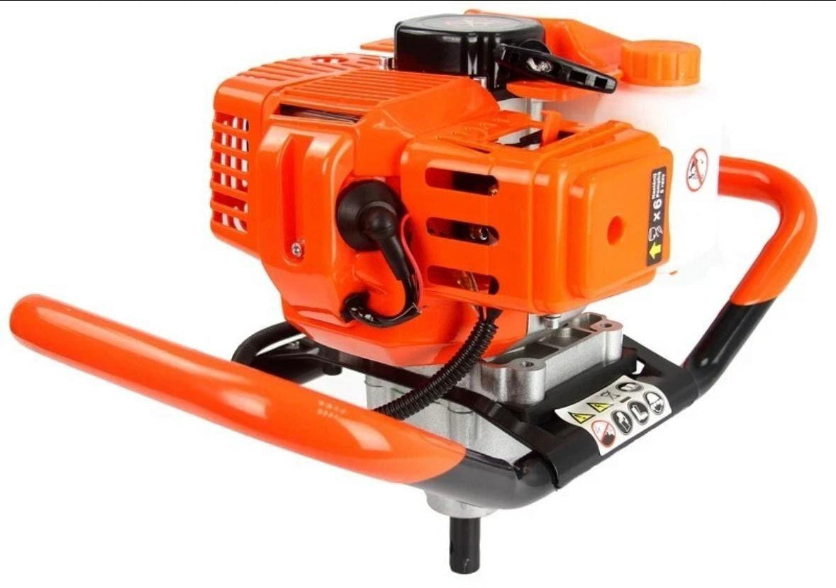 Benzin-Erdbohrer 62ccm 1-Personen inkl. 3 Bohrer & Verlängerung