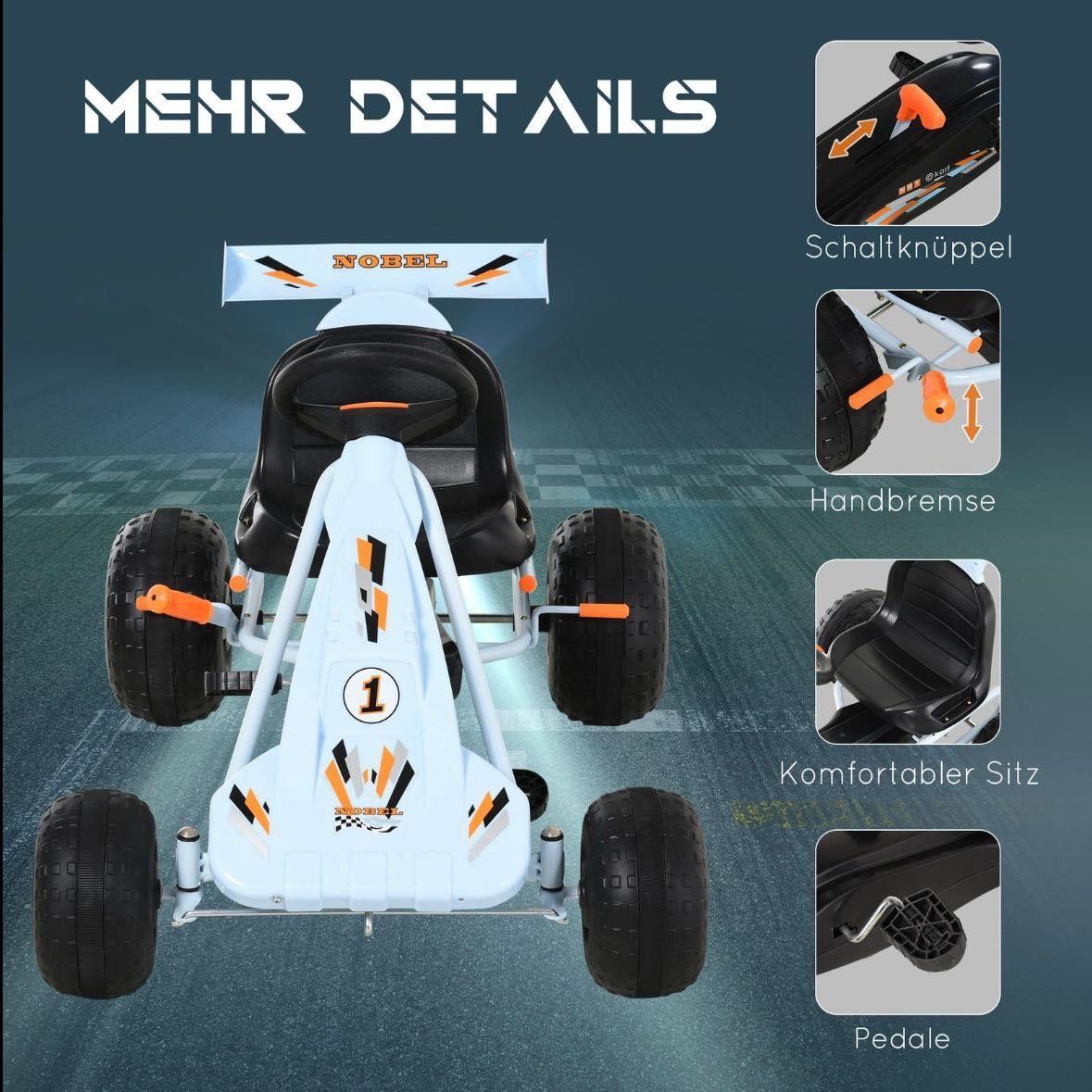 Kinder Go-Kart Pedal Robustes Tretauto Indoor & Outdoor