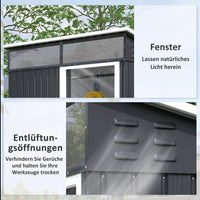 Gerätehaus Gartenhaus Geräteschrank Gartenschrank
 1,9m²