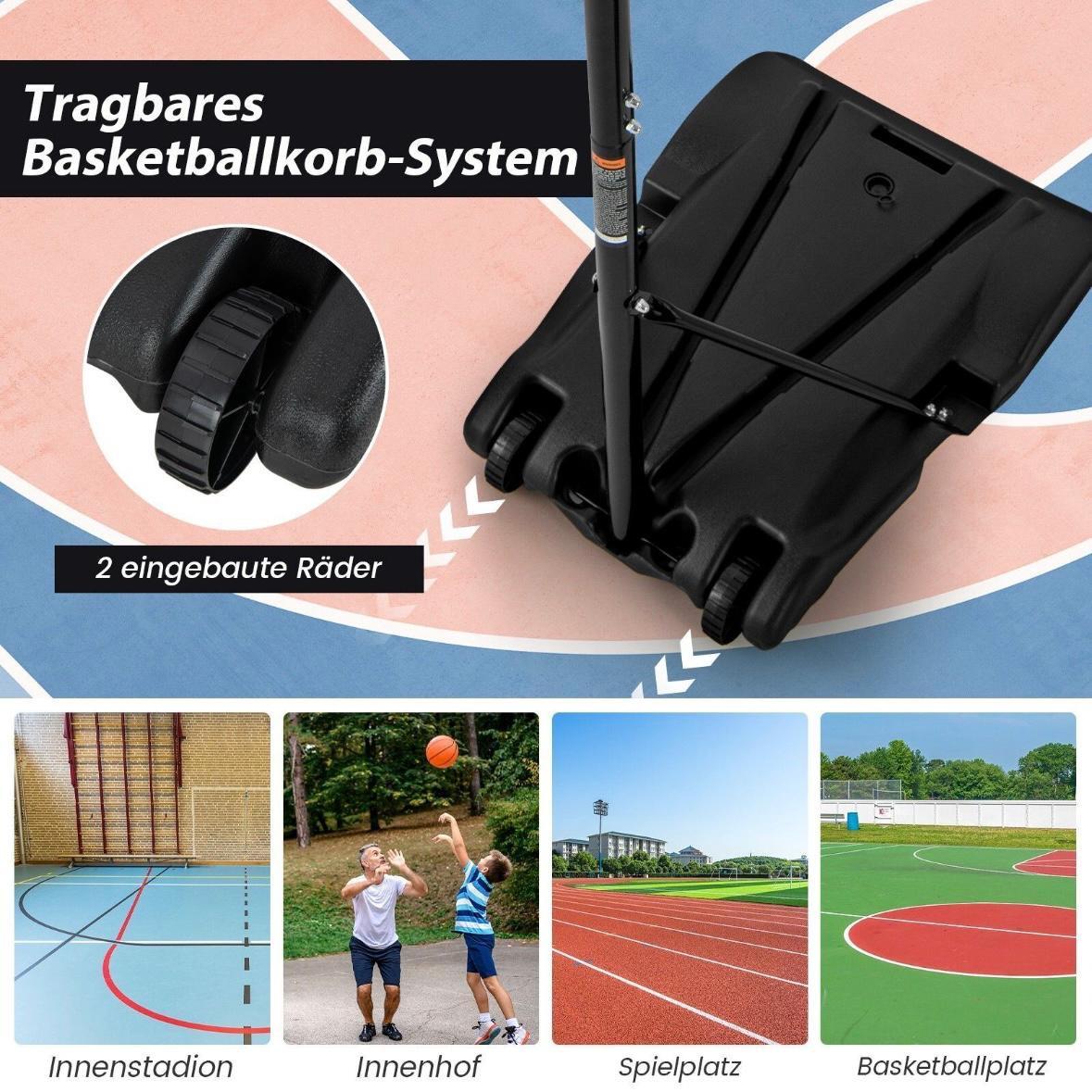 Höhenverstellbarer Basketballkorb flexibel & mobil