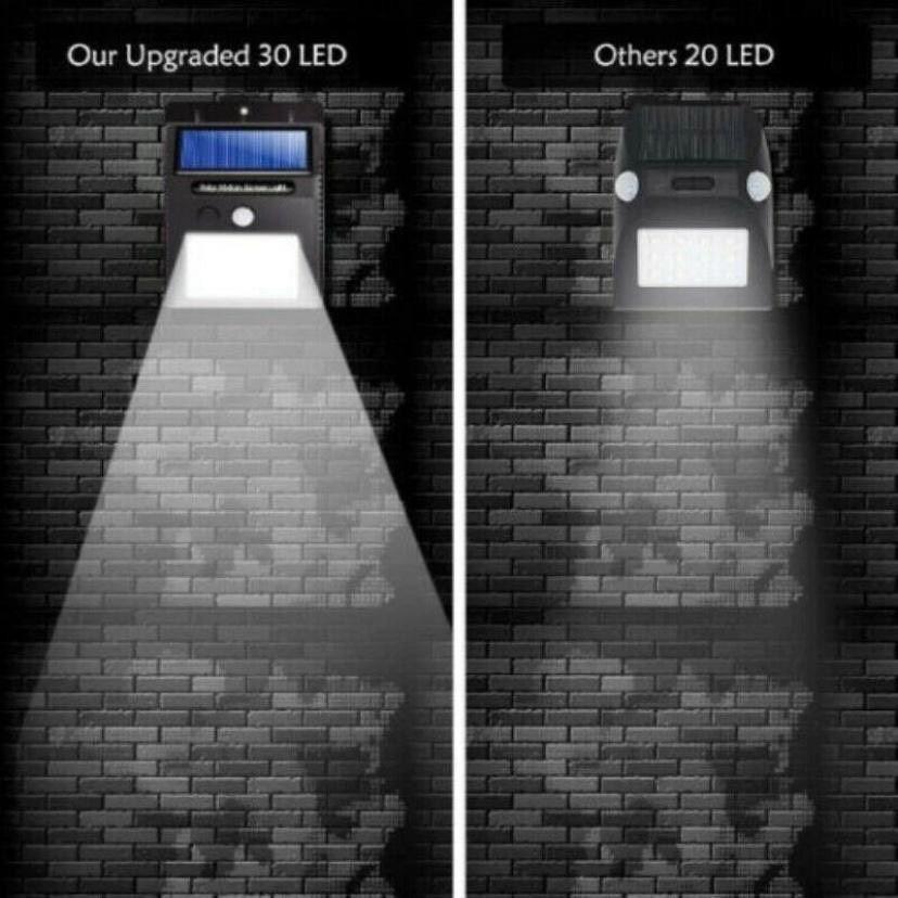 Solar LED Außenleuchte Bewegungsmelder Wandlampe