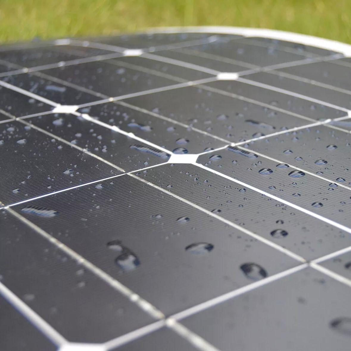 4×100W Flexibles Solarpanel Set 400W  12V ultradünn
