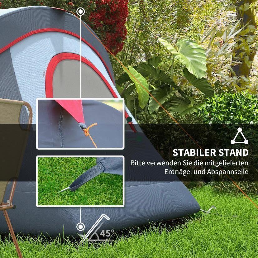Campingzelt für 5–6 Personen – geräumig, wetterfest & ideal für Outdoor-Abenteuer