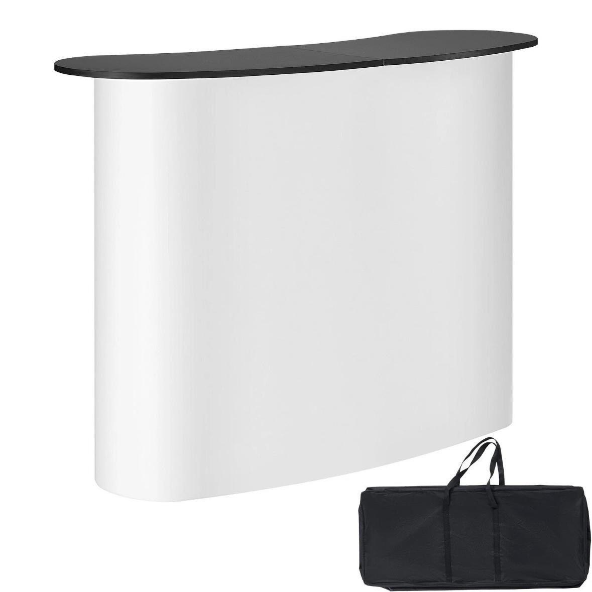 Mobiler Messetresen Promotionstand mit Stauraum & Holzplatte