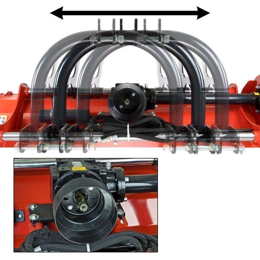Schlegelmulcher 175cm hydraulischer Seitenversatz Kat. I/II inkl. Zapfwelle
