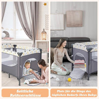 5in1 Babybett mit Wickeltisch & Beistellfunktion