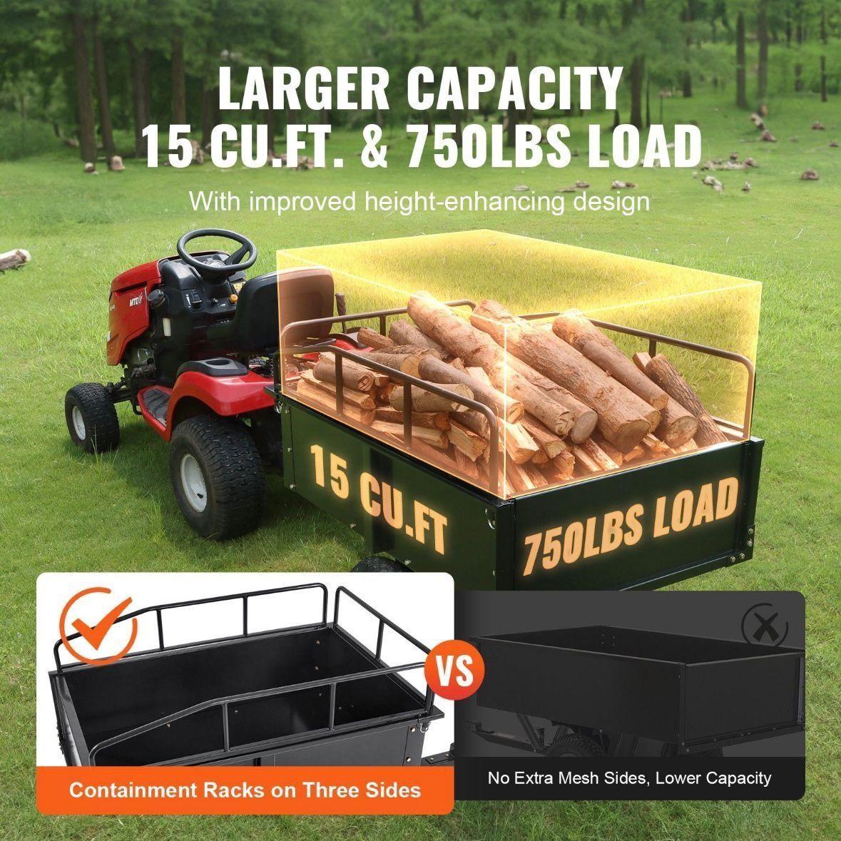 Kippanhänger für ATV & UTV 340kg kippbar