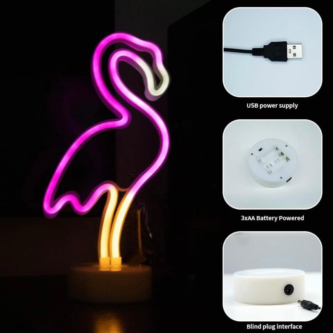 LED Neon Flamingo Licht