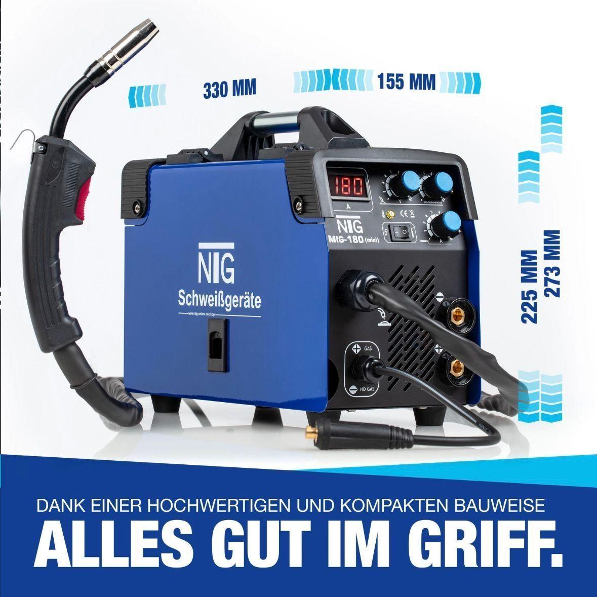 MIG MAG MMA Schweißgerät 180A Inverter