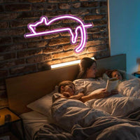 LED Neon Schild Katze