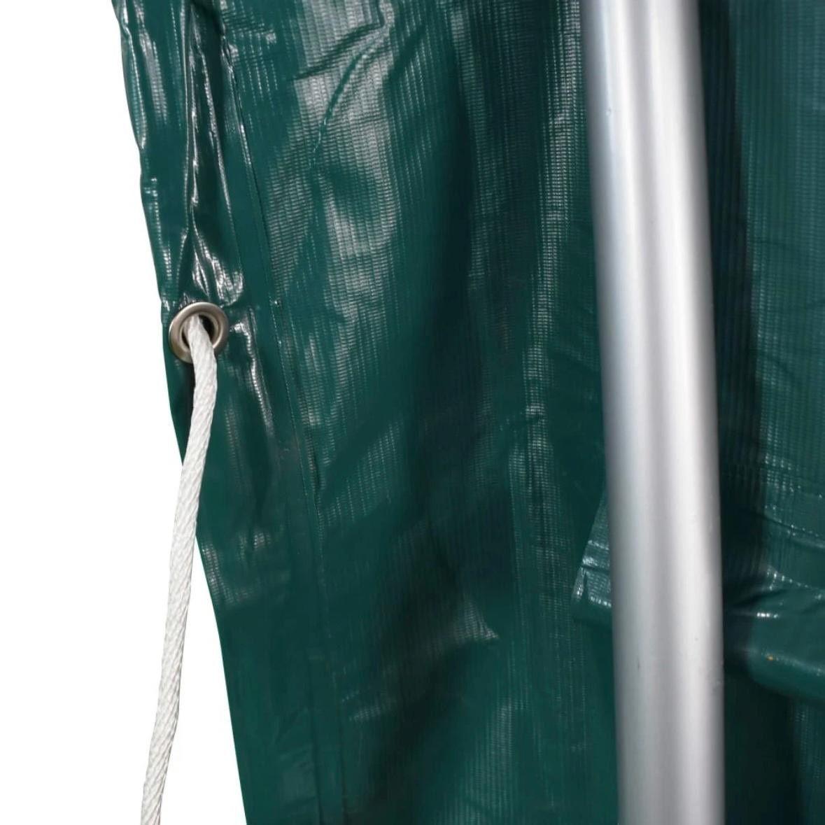 Weidezelt 3,7×3,7m PVC Weideunterstand für Pferde & Nutztiere