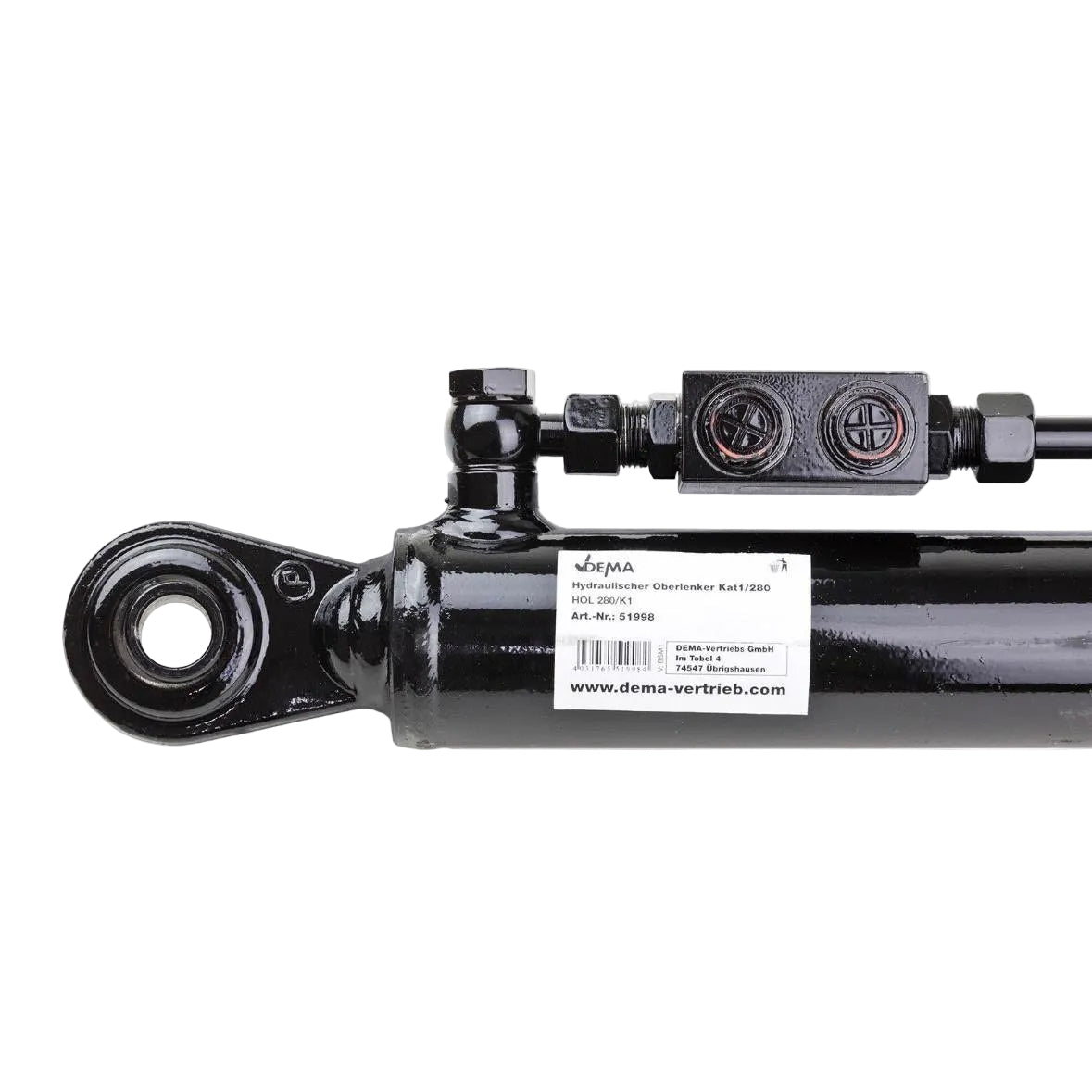Hydraulischer Oberlenker Kat. I für Traktor mit Sperrblock