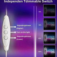 LED Neon Schild Barber OPEN
