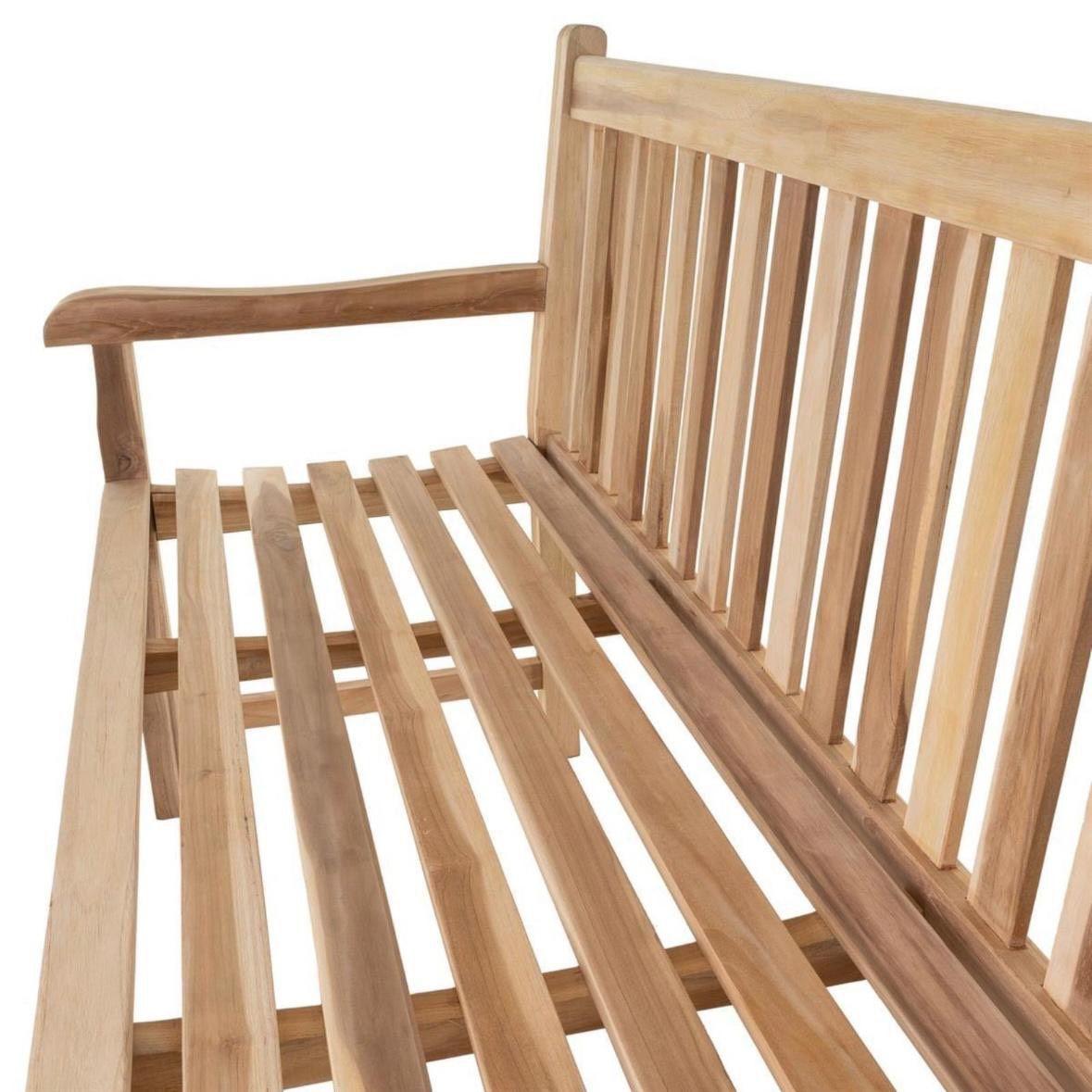 Teak Gartenbank 3 Sitzer Holzbank 150cm