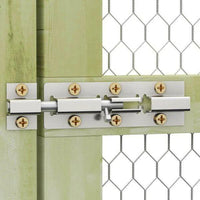 Hühnerstall Hühnergehege 4,5x1,5m Hühner