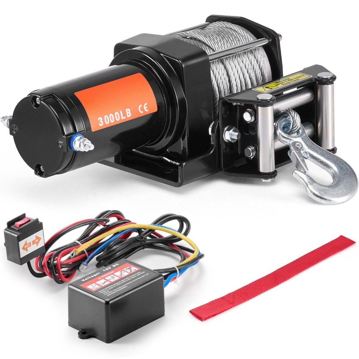 Elektrische Seilwinde 12V 1361kg ATV Offroad